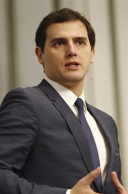 Albert Rivera en un desayuno