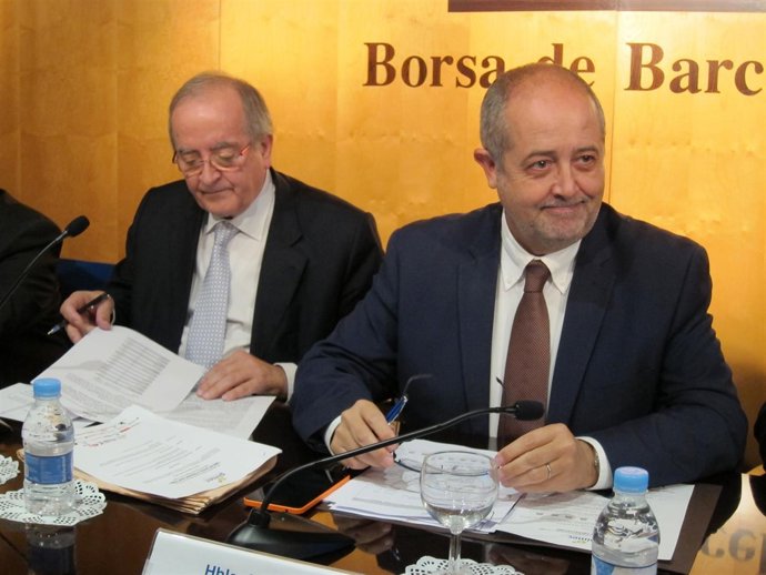 Josep González (Pimec) y Felip Puig