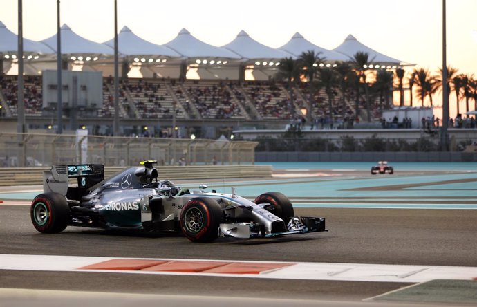 Nico Rosberg en la pista.