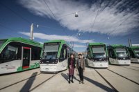 El Metropolitano de Granada completa su flota de trenes tras la llegada de la unidad número 15
