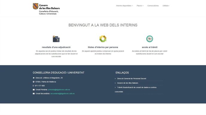 Nuevo potal de docentes interinos