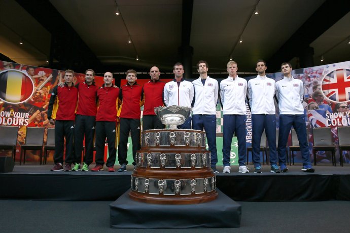 Bélgica y Gran Bretaña, final de la Copa Davis