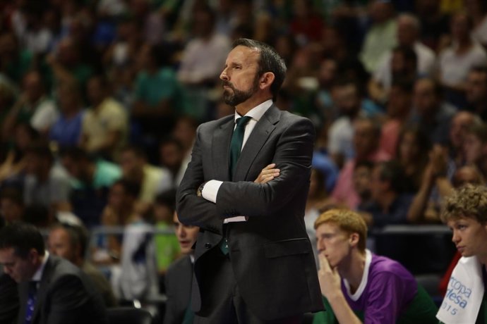Joan Plaza, entrenador del Unicaja de Málaga