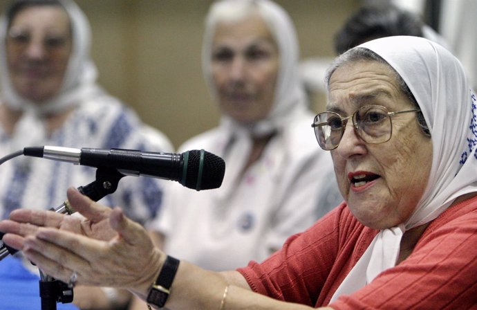 La fundadora de Madres de la Plaza de Mayo, Hebe de Bonafini.