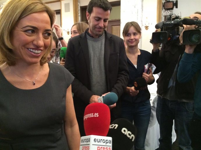 La candidata del PSC al 20D, Carme Chacón