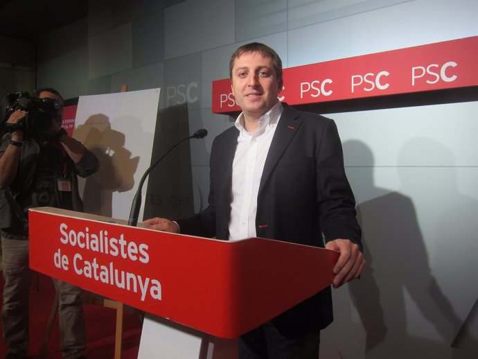 El jefe de campaña del PSC y número dos por Barcelona, Germán Rodríguez
