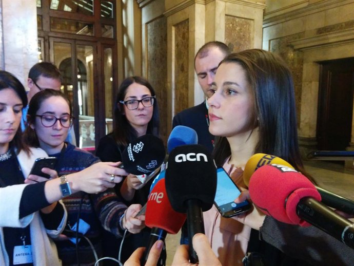 La líder de C's en el Parlament, Inés Arrimadas