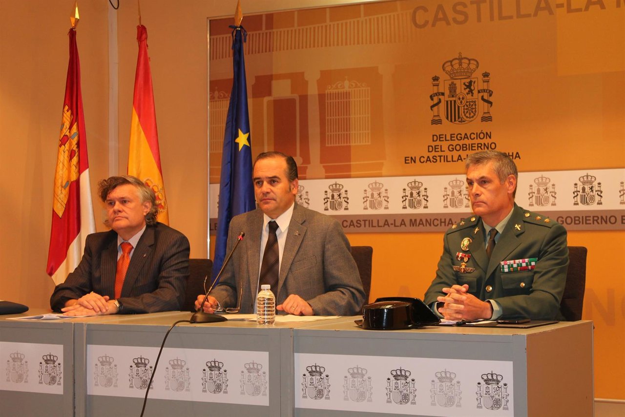 El delegado en rueda de prensa