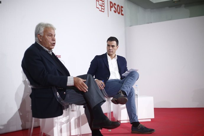 Felipe González y Pedro Sánchez