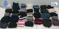 Interceptan una maleta con 12 kilos de ropa impregnada de cocaína