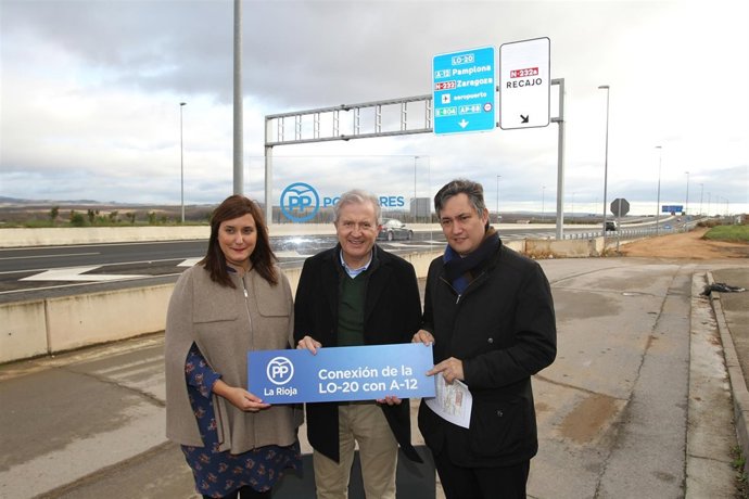 Los candidatos, en la Autovía a Pamplona