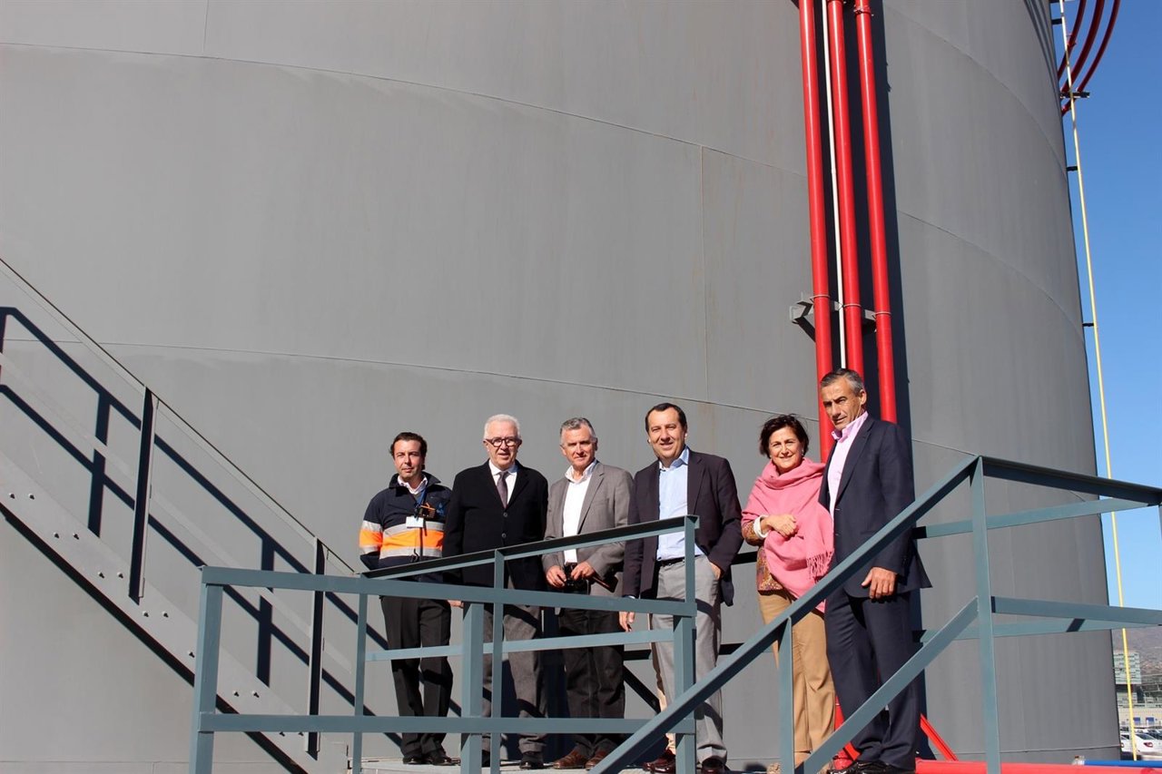 Sánchez Maldonado, Paulino Plata en instalaciones de ODT en puerto Málaga