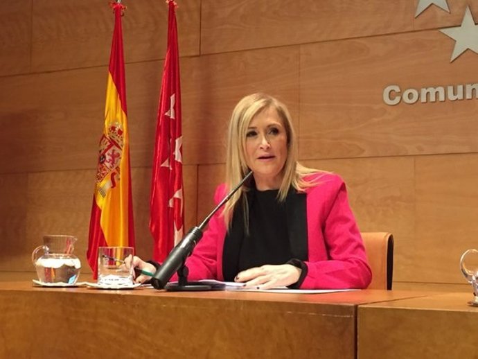 Cristina Cifuentes, presidente de la Comunidad