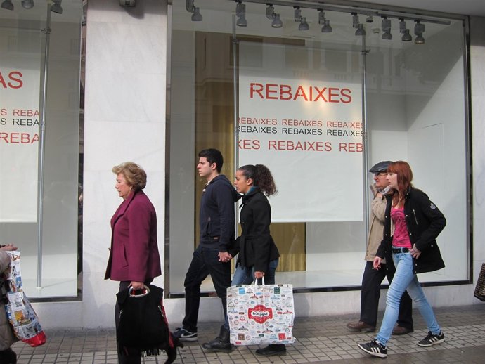 Rebajas, comercio, compras.