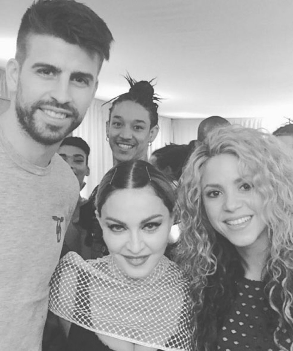Shakira, Madonna and Gerard Piqué