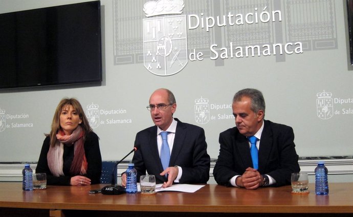 Rueda de prensa en la Diputación provincial sobre el incendio en la guardería