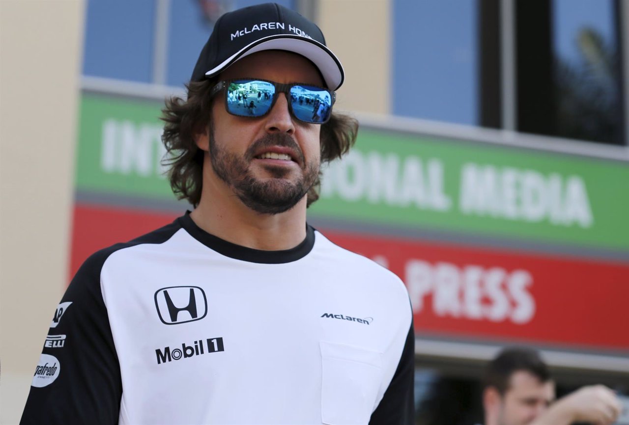 Fernando Alonso en el GP de Abu Dhabi