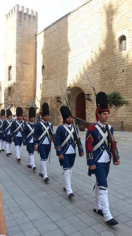 Relevo de la Guardia de Honor en Palma