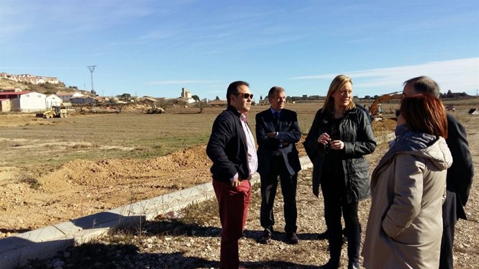 La consejera de Economía visita la zona en la que se instalará Evofeed