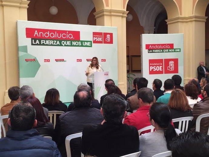 La presidenta de la Junta de Andalucía, Susana Díaz.