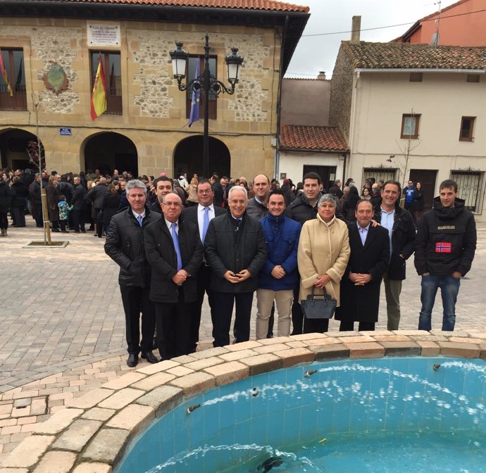 Visita José Ignacio Ceniceros a Santurde de Rioja