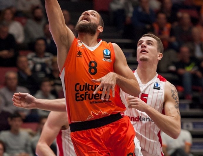 Valencia Basket vs. SLUC Nancy, Antoine Diot. 