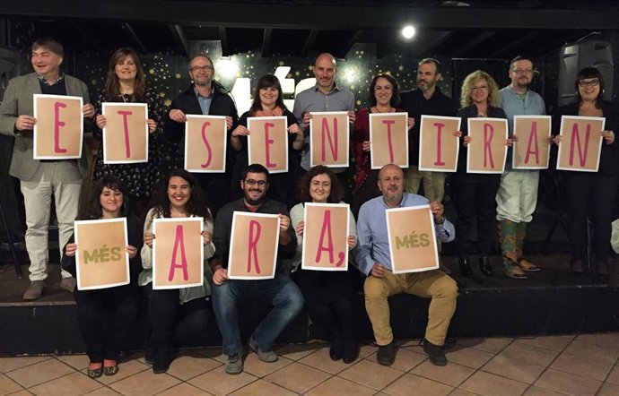 Acto de MÉS per Mallorca con Antoni Verger