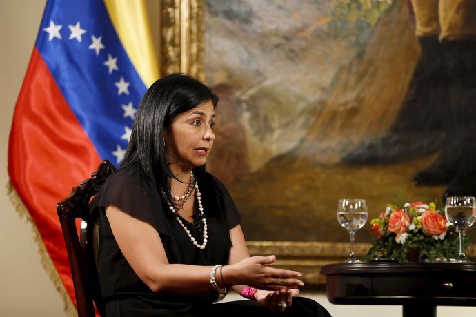 Ministro de Relaciones Exteriores de Venezuela Delcy Rodríguez 