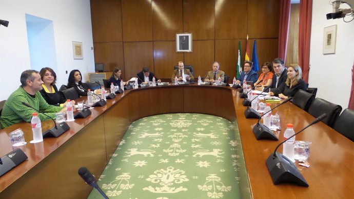 Reunión de la comisión de investigación sobre formación en el Parlamento andaluz