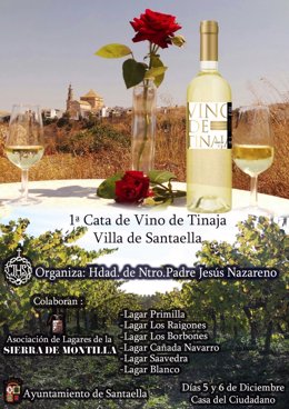 Cartel de la I Cata de Vino de Tinaja 'Villa de Santaella'