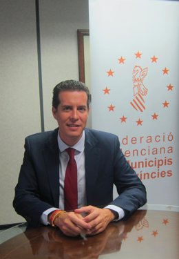 El presidente de la FVMP, Rubén Alfaro, en la entrevista con Europa Press 