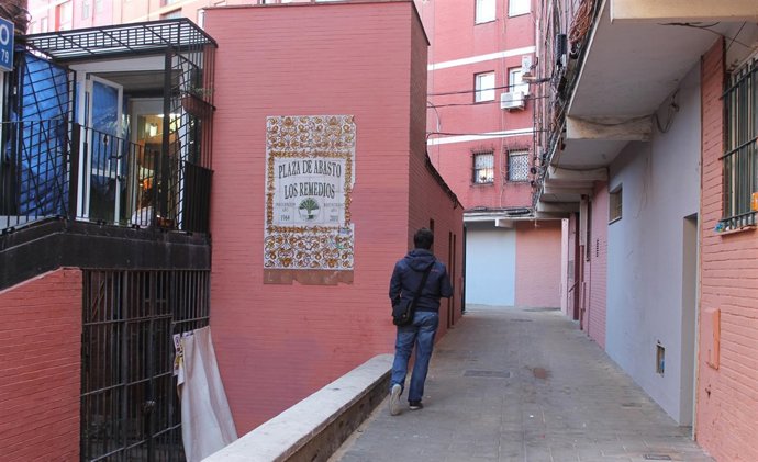 Fachada del mercado de abastos de Los Remedios