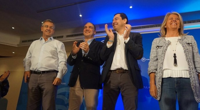 Juanma Moreno, líder del PP-A, en Marbella