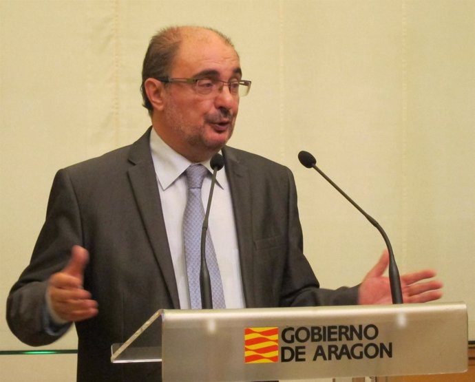 Javier Lambán, presidente del Gobierno de Aragón