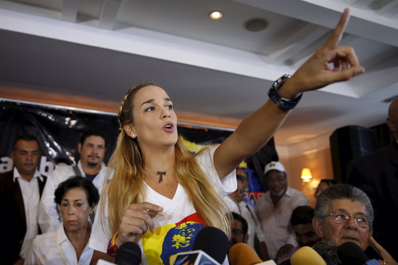 La opositora venezolana Liliam Tintori