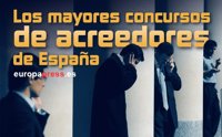 Los cinco mayores concursos de acreedores de España