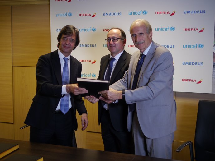 Iberia y Amadeus renuevan acuerdo con UNICEF