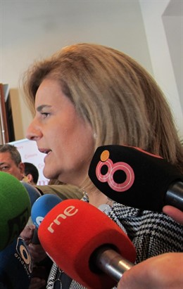 Fátima Báñez, ministra de Empleo y Seguridad Social