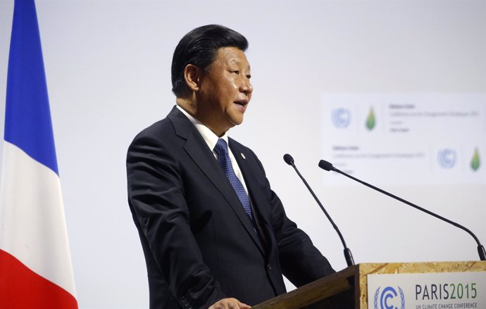 Xi Jinping en la Cumbre del Clima de París