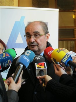 El presidente del Gobierno de Aragón, Javier Lambán.