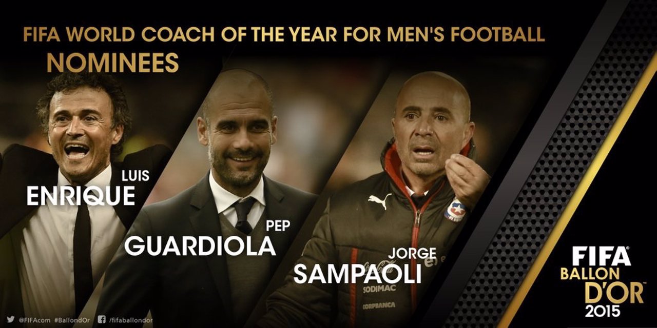 Candidatos a mejor entrenador mundial 2015