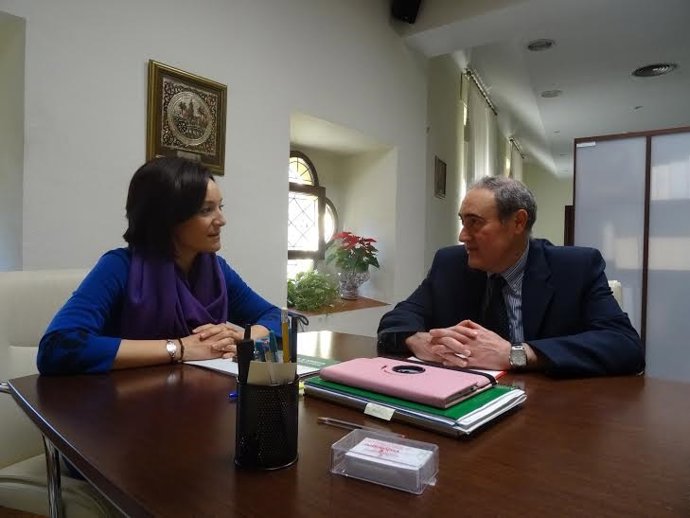 Crespín y Ruiz analizan la situación de la recolección de la naranja