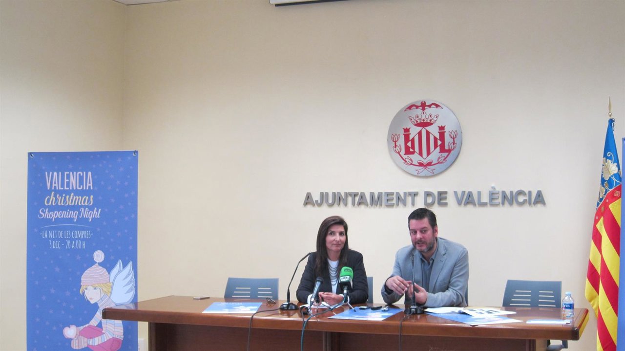 Cosme y Galiana presentan la Valencia Christmas Shopening Night