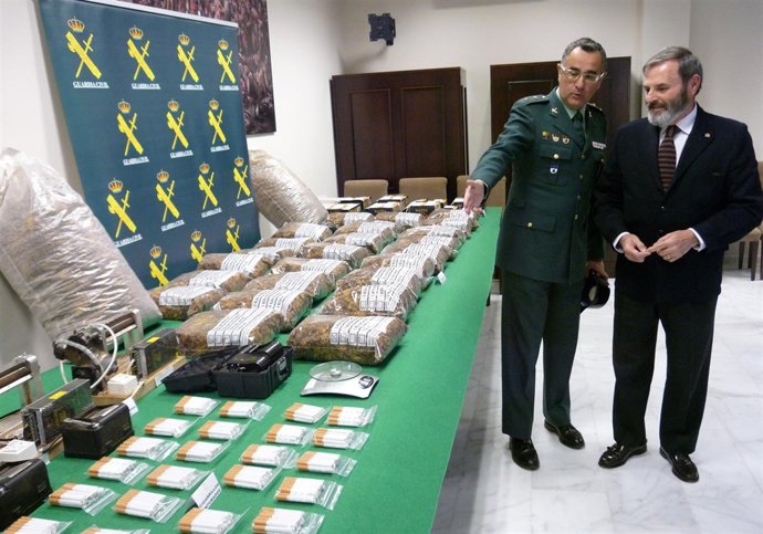 Material intervenido en la 'Operación Picado'