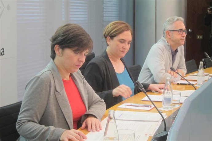Laia Ortiz, Ada Colau, J.M.Montaner