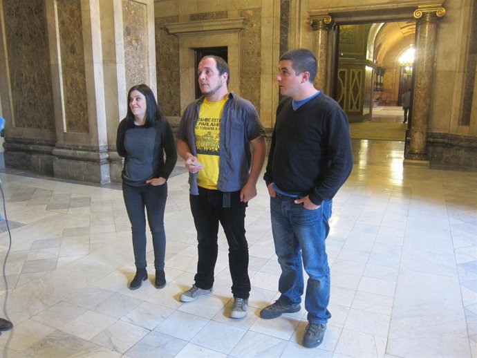 Isabel Vallet, David Fernández y Quim Arrufat