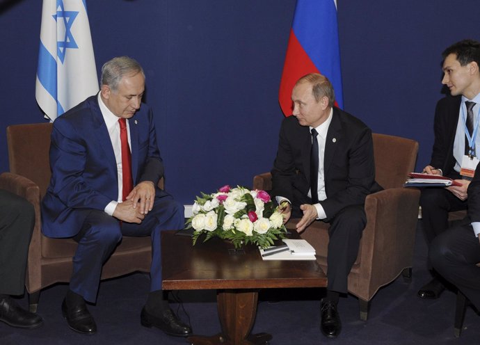 Benjamin Netanyahu y Vladimir Putin