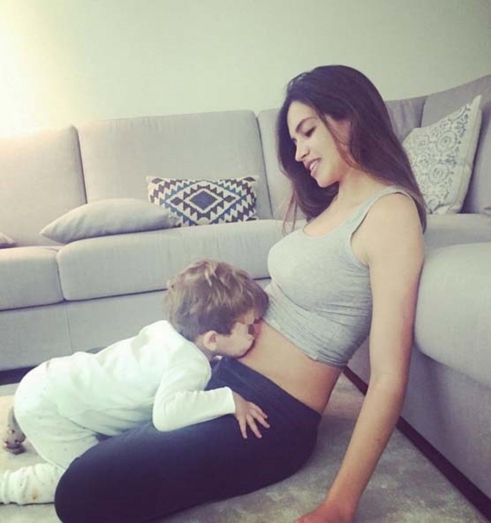 Sara Carbonero y su hijo Martin