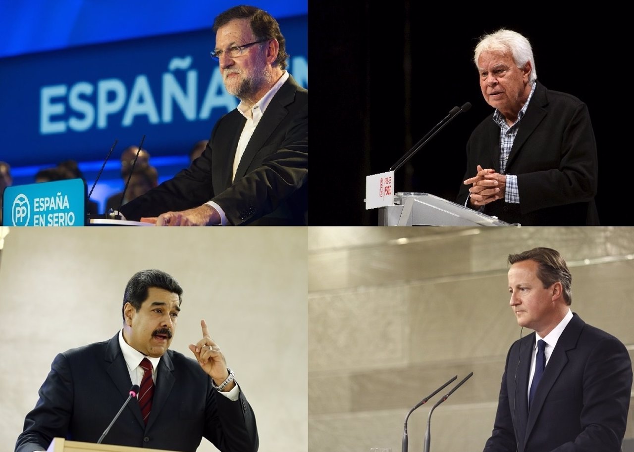 Rajoy, González y Cameron reclaman a Maduro unas elecciones libres