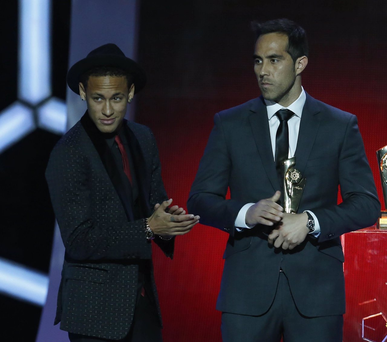 Neymar Claudio Bravo Premios LaLiga